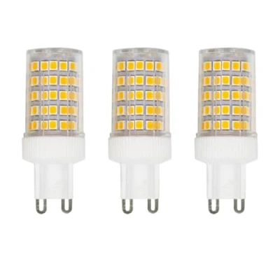 Immagine di WULUN Confezione da 3 Lampadine a LED G9 10W equivalenti 150W Alogene, 93 LED, 1000Lm, Angolo di Diffusione 360, Ultra Luminose, AC 220 240V, Non Dimmerabile, 3000K Bianco Caldo