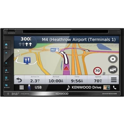 Immagine di KENWOOD DNX5190DABS navigatore 17,1 cm (6.75&quot;) Touch Screen TFT Fisso Nero 2,1 kg