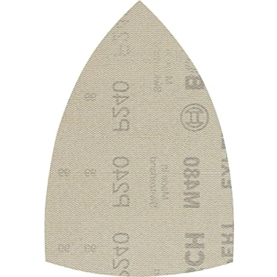 Immagine di Bosch Accessories EXPERT M480 2608900731 Rete per levigatrici multiple non perforato Dimensione dei grani 240 (L x L) 150 mm 100 10 pz.