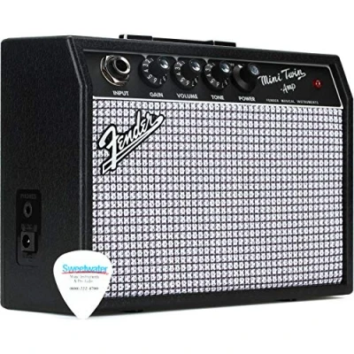 Immagine di Fender Mini &#039;65, Amplificatore per Chitarra Twin Miniature, 1W Chitarre Elettriche, 9V