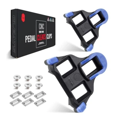 Immagine di CNC Tacchette bici da corsa，Compatibili Shimano SPD SL Cicismo，blu）