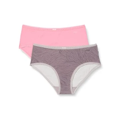 Immagine di sloggi Go Midi C2P, Slip Donna, Multicolore (Grey Combination), S