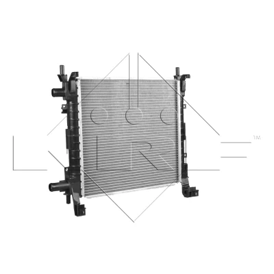 Immagine di NRF 54671 Radiatore motore Alluminio 380 360 34 Alette di raffreddamento montate meccanicamente FORD: KA Hatchback