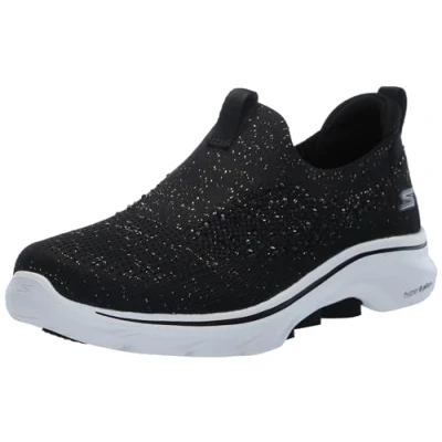 Immagine di Skechers Go Walk 7 Bling, Scarpe da Ginnastica Donna, Nero, 41 EU