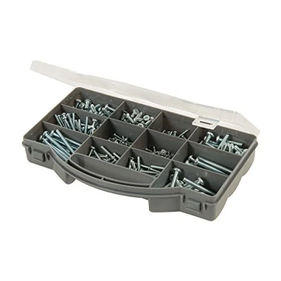 Immagine di Fixman 110674 Confezione 450 Pezzi di Viti da Macchina, Argento, Set