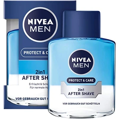 Immagine di Nivea Men 2 in 1 After Shave, flacone, Protect &amp; Care, (100 ml)