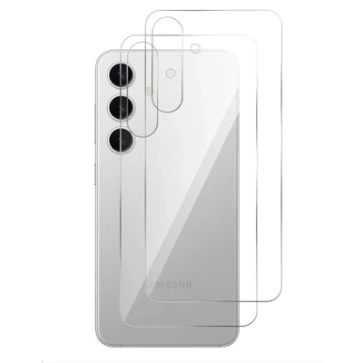 Immagine di GIOPUEY Pellicola Protettiva Retro per Samsung Galaxy S24 Plus, TPU Sottile Materiali di Alta qualità Plus Clear 2 Pezzi