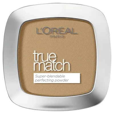 Immagine di L&#039;Oréal Paris fondotinta in polvere, texture leggera per una finitura impeccabile, polvere pressata True Match, 7 W, cannella