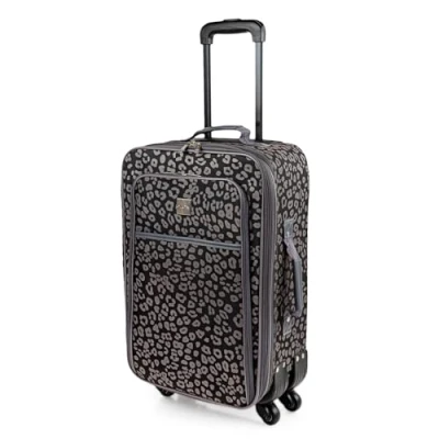 Immagine di ITACA Valigia 55x40x20 Trolley Bagaglio a Mano. Valigie e per i Tuoi Viaggi in Cabina. Materiale EVA Polyester Resistente Super Leggero, Grigio
