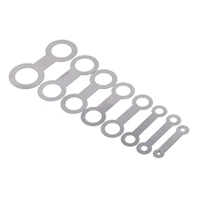 Immagine di Strumento di riparazione per pad sassofono, 8 pezzi argento Kit sassofono facile da tenere Lunga durata Superficie liscia manutenzione Accessori prestazioni