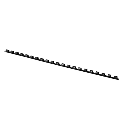 Immagine di Rilegatura a spirale per ufficio, formato A4, 6 mm (25 fogli), 100 pezzi, colore: nero, presentazione, tipo 21, spirale, materiale: plastica, dimensioni: