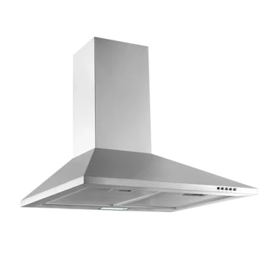 Immagine di Respekta Cappa aspirante/cappa da parete 60 cm/alloggiamento in acciaio inox/funzione di scarico e ricircolo dell&#039;aria / CH22058IX B/B 59 64 dB