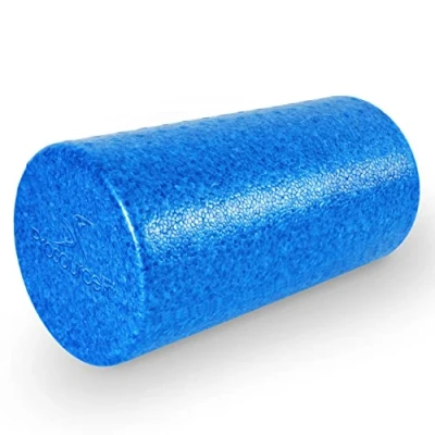 Immagine di ProsourceFit High Density Foam Rollers 12 inches long, Firm Full Body Athletic Massager for Back Stretching, Yoga, Pilates, Post Workout Trigger Point Release, Blue