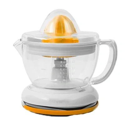 Immagine di Spremiagrumi 2 coni elettrico 40watt ml 700 con caraffa removibile a servire avvolgicavo piccolo pratico e comodo (ARANCIO)