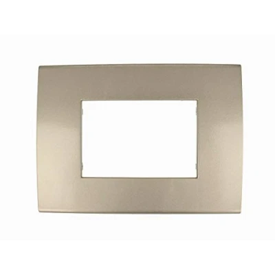 Immagine di Placche Compatibile Con Vimar Arke, Da 3 Moduli/Posti, Colore Bronzo