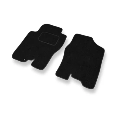Immagine di Mossa Tappetini auto in feltro compatibili con Nissan Navara D40 (2005 2014) tappeti nero 2