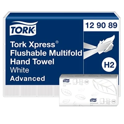 Immagine di TORK 129089 Xpress® Asciugamani di carta Bianco 21 pz.