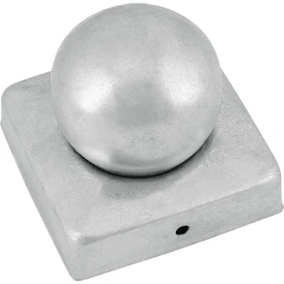 Immagine di Connex Tappo per pali con sfera 70 x mm protezione dalle intemperie e recinzioni zincato/copertura recinzione/copertura recinzione/tappo