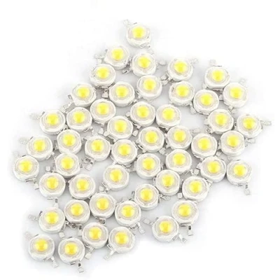 Immagine di Zerodis Chip ad Alta Potenza 100 PCS, 3W Super Bright SMD Emettitore di Luce Componenti Lampadina a diodi Apparecchi Illuminazione LED per Proiettore Spotlight