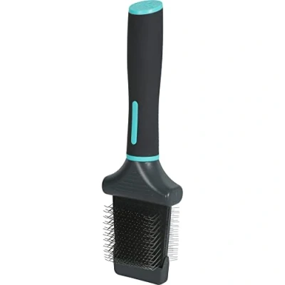Immagine di Zolux Brosse Slicker Doppio Flessibile Taglia S, 6,2 x 4,5 21 cm, Gamma ANAH per Cani ZO 470809