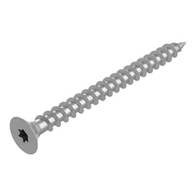 Immagine di SECCARO viti per truciolato 6 x 70 mm, in acciaio inox V2A VA A2, legno con filettatura completa, TX/esagono incassato, 100 pezzi