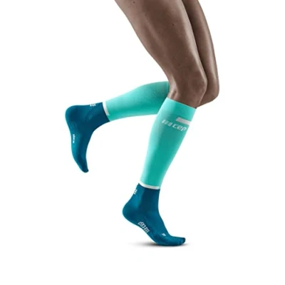 Immagine di CEP Compression THE RUN Calzettoni, Donna, Taglia: Small, Ocean petrol