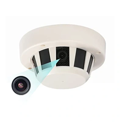 Immagine di Revotech 3MP Interno Telecamera PoE IP con Microfono, Tipo di rilevatore fumo Sicurezza P2P Videocamera CCTV H.265 Nessuna visione notturna (I239 P Audio)
