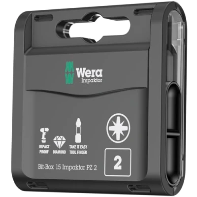 Immagine di Wera Impaktor 05057763001 Kit inserti 15 parti