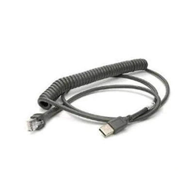 Immagine di Zebra CBA UF6 C12ZAR cavo di interfaccia e adattatore USB A RJ 45 Nero