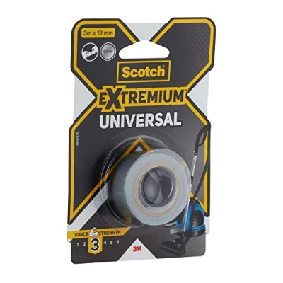 Immagine di Scotch Extremium® Nastro adesivo universale, 3 m x 19 mm, colore: Argento