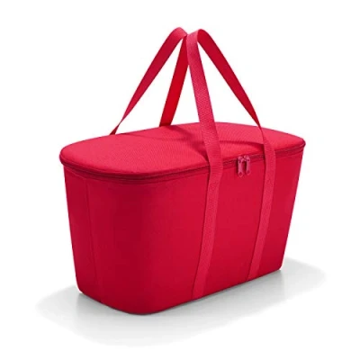 Immagine di reisenthel coolerbag Borsa Termica Resistente, Adatta per Spesa, Picnic e in Viaggio, Combinabile anche con Cestino Spesa Carrybag altri Shopper, 20 L, Rosso
