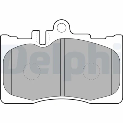 Immagine di DELPHI LP1689 Kit pastiglie freno Predisposto per contatto segnalazione usura senza lamierino anticigolío accessori LEXUS: RX I, LS III