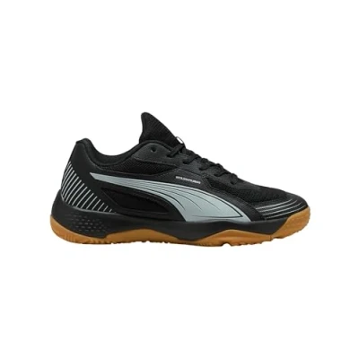 Immagine di Puma Solarflash III Unisex Scarpe da pallamano per bambini, Taglia: 31, Black/cool light gray