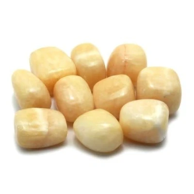 Immagine di CrystalAge Pietra per asciugatrice in calcite arancione (20 25 mm), confezione da 5