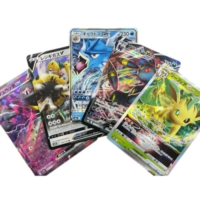 Immagine di Bundle di carte giapponesi ultra lucide, 5 casuali include EX GX V Max Star, compatibili con Pokemon TCG The Toy Box