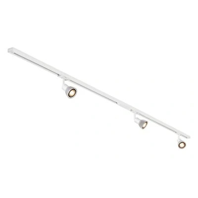Immagine di SLV Puria All Inclusive, 1 fase, ad alta tensione, in alluminio, GU10, 12,9 W, 10 unità, 213 x 3,5 15 cm, nero