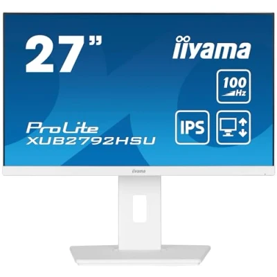 Immagine di Iiyama ProLite WHITE ETE Monitor LED ERP E (A G) 68.6 cm (27 pollici) 1920 x 1080 Pixel 16:9 0.4 ms HDMI ™, DisplayPort, Cuffie (jack da 3,5 mm), USB 3.2