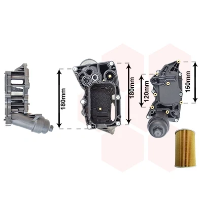 Immagine di VAN WEZEL 06013754 Carter, Filtro olio BMW: 3 Touring, X3, 1 Hatchback