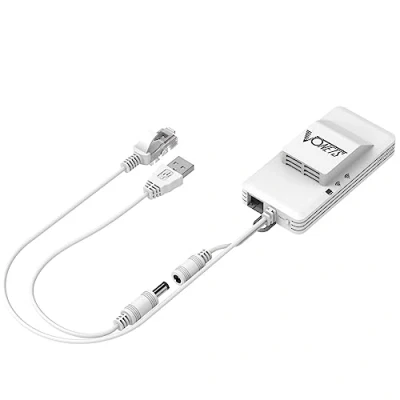 Immagine di Vonets VAP11AC 2.4GHz+5GHz Smart Mini WiFi Bridge/Mini Ponti Wireless/WiFi Repeater/Wireless AP/Wired to Adapter 1200Mbps con Cavo Ethernet RJ45, Un Buon Partner per Stampanti e Fotocamere
