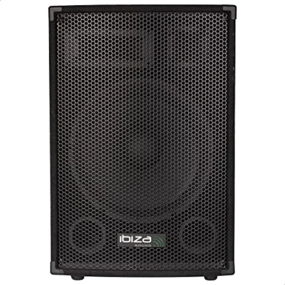 Immagine di Ibiza DISCO12B Diffusore passivo trapezoidale a 3 vie con woofer da 12&quot;/30cm 600W Nero