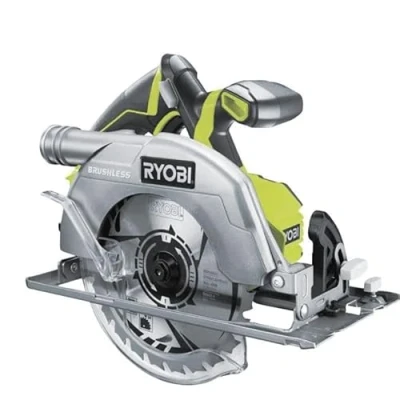 Immagine di Ryobi R18CS7 0 Sega Circolare Brushless a Batteria 18V ONE+, Indicata per Tagliare Legno, Profondità e Inclinazione Regolabili, Non Inclusa, Lama Ultrasottile Diametro 184mm con 24 Denti