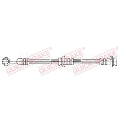 Immagine di QUICK BRAKE 59.908 Tubi Freno 600mm con filettatura interna