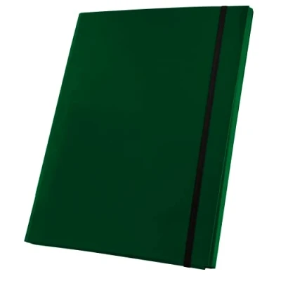 Immagine di Netuno 1x cartellina portadocumenti verde formato A4 dorso 20 mm con elastico cartella porta documenti cartone polypropylene