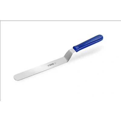 Immagine di thermohauser Paletta angolare (acciaio), smussata, manico in plastica blu, lunghezza utile lama 20 cm, blu