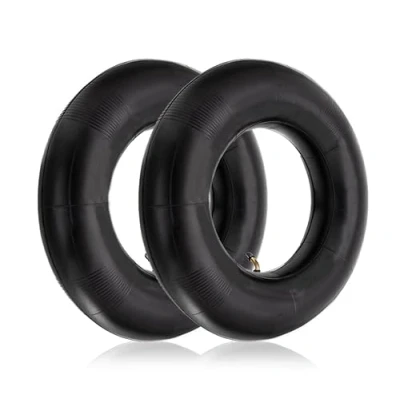 Immagine di Uoimky Camera d&#039;Aria 4,8/4,00 8, 2 pezzi Ruota di Ricambio d’Aria Carriola Pneumatici Da per carrelli a Mano Trattore Inner Tube Valvola carriola, asta piegato, manuali