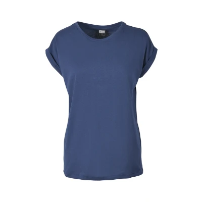 Immagine di Urban Classics Extended Shoulder Tshirt basic, Donna, Taglia: XS, Darkblue