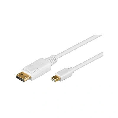 Immagine di Goobay 52859 Mini DisplayPort per Cavo Adattatore 1.2, Dorato, Bianca, 2m Lunghezza del