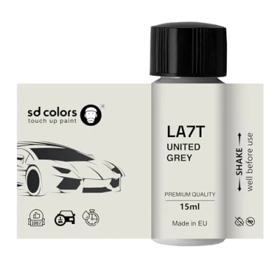 Immagine di SD COLORS UNITED GRIGIO LA7T X6 New Touch Up Paint 15 ML RIPARAZIONE GRAFICO PENNELLO COLORE CODICE (SOLO VERNICIA)