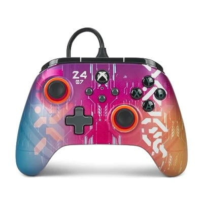 Immagine di Controller cablato PowerA Advantage per Xbox Series XS Stile cibernetico