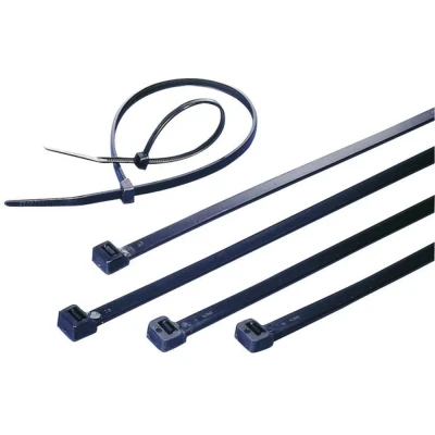Immagine di Fermacavo 150 mm x 3.60 nero TRU COMPONENTI TC CVR150W203 1592890 cranaggio interno 100 pezzi